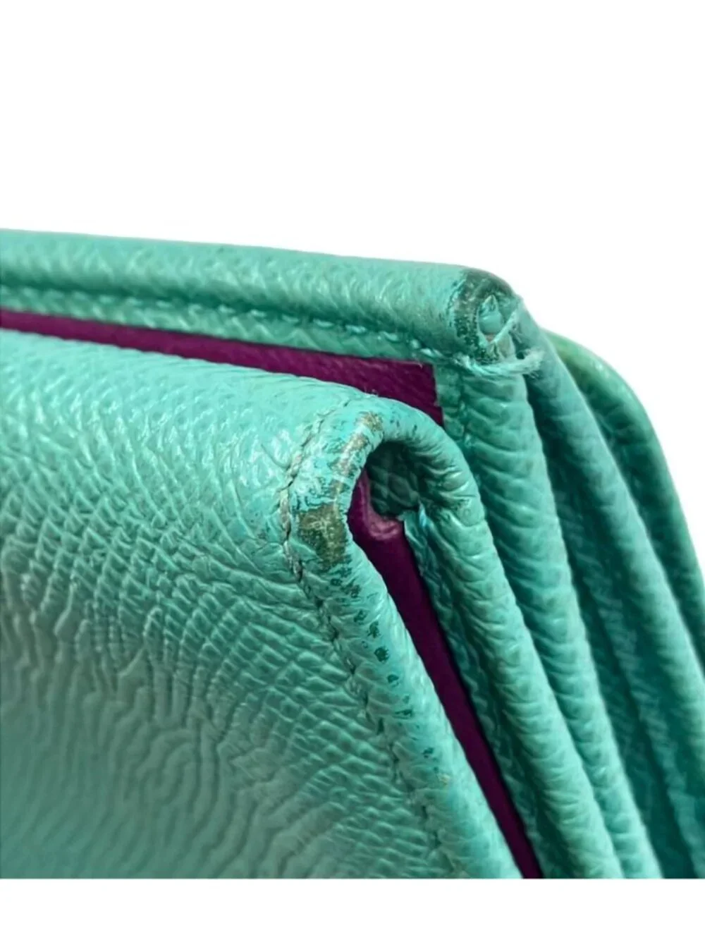 Bvlgari Trifold Wallet Green